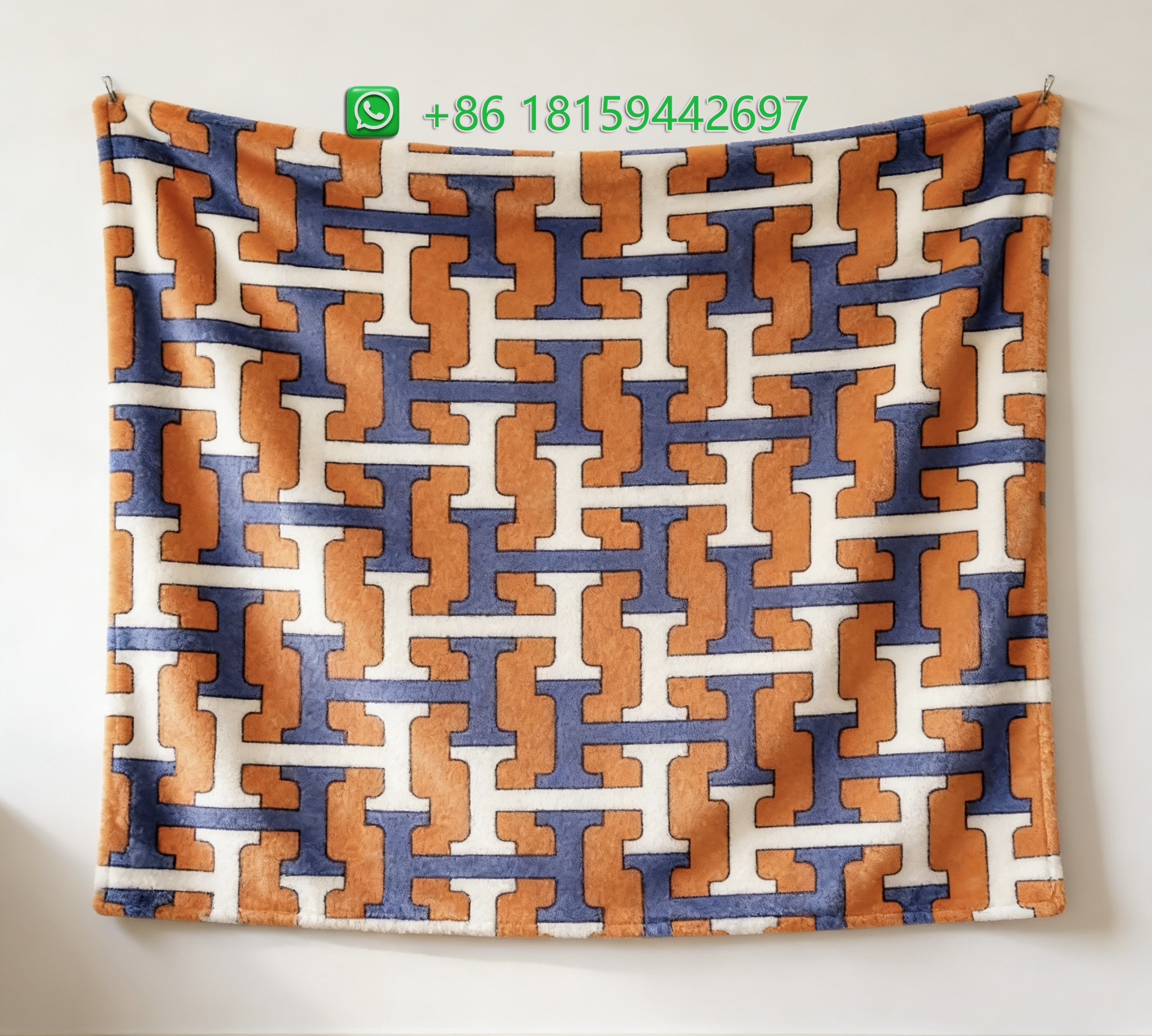 Hermes Throw Blankets